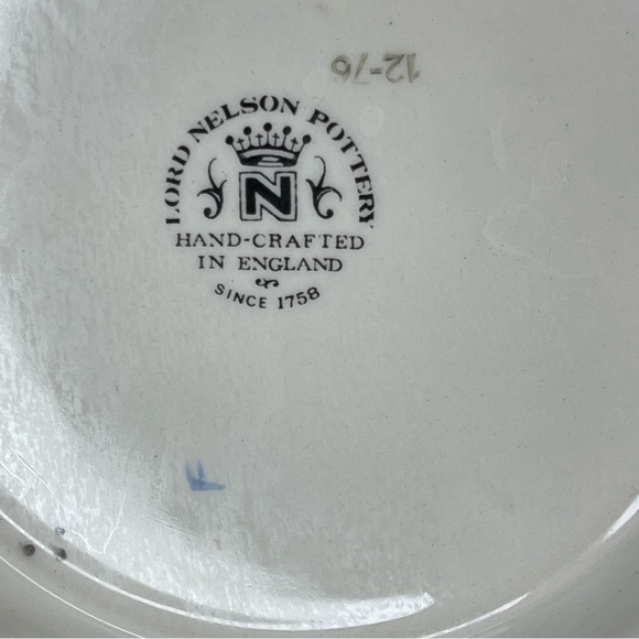 Vintage LORD NELSON POTTERY England CHILD's ALPHABET BOWL AND PLATE - Picture 9 of 16